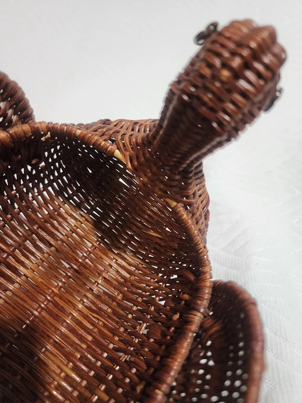 Woven Duck Basket - Brown Decorative Home Accent